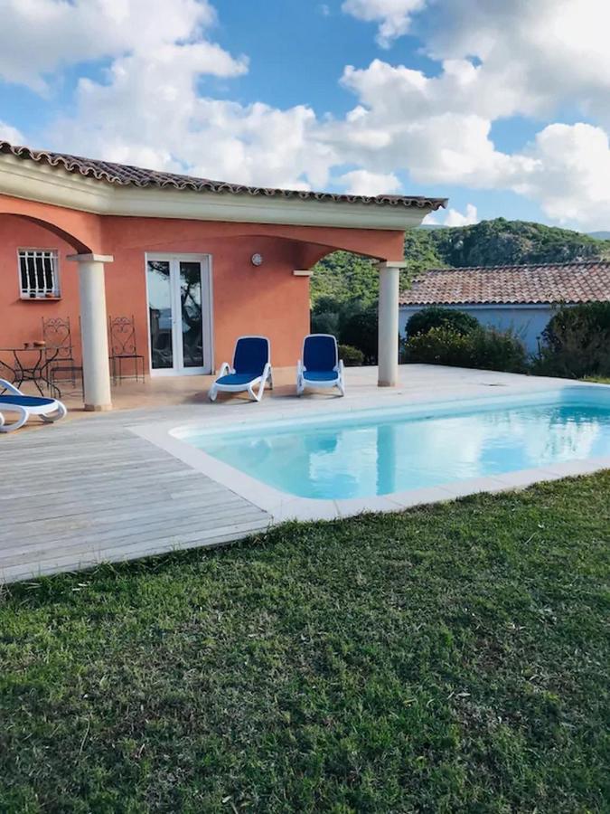 Superbe Villa Avec Piscine Vue Mer, Proche Plage Et Porticcio Pietrosella Exterior foto